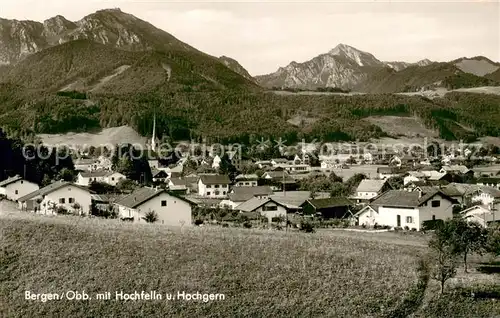 Bergen_Chiemgau Panorama gegen Hochfelln und Hochgern Chiemgauer Alpen Bergen Chiemgau