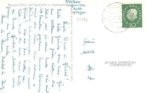 Bergen_Chiemgau Panorama gegen Hochfelln und Hochgern Chiemgauer Alpen Bergen Chiemgau