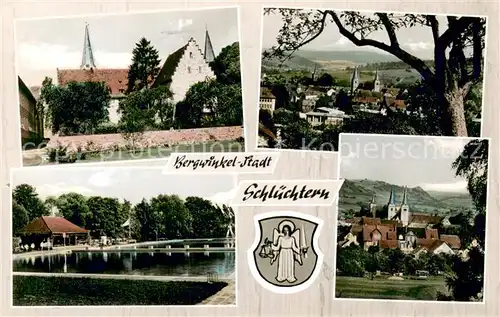 Schluechtern Kloster Schwimmbad Stadtpanorama Schluechtern