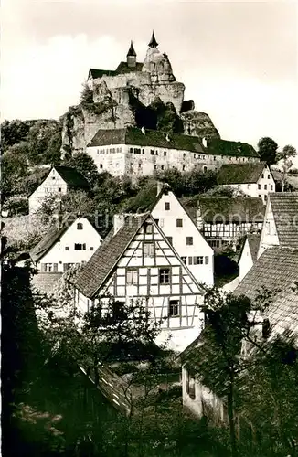 Hohenstein_Kirchensittenbach Ortsansicht mit Burg Hohenstein Hohenstein