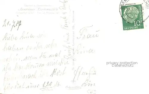 Obernhof_Lahn Gasthof Arnsteiner Klostermuehle Sommerfrische Obernhof_Lahn