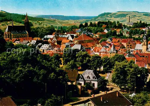 Meisenheim_Glan Stadtpanorama mit Kirche Meisenheim_Glan