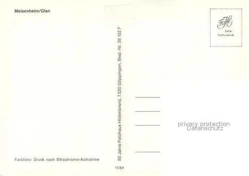 Meisenheim_Glan Stadtpanorama mit Kirche Meisenheim_Glan