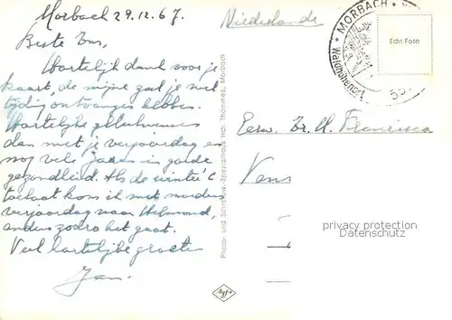 Morbach_Hunsrueck Panorama Luftkurort Morbach Hunsrueck