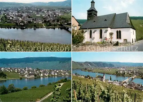 Piesport Panorama Weinort an der Mosel Weinberge Kapelle Piesport