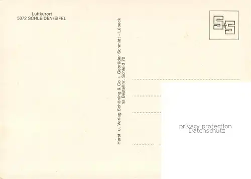 Schleiden_Eifel Teilansicht Luftkurort Schlosskirche Schloss Schleiden_Eifel