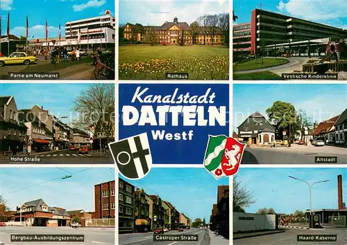 Datteln Neumarkt Rathaus Kinderklinik Hohe Strasse Altstadt Bergbau Ausbildungszentrum Castroper Strasse Haard Kaserne Datteln