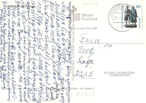 Usingen mit seinen Stadtteilen Usingen