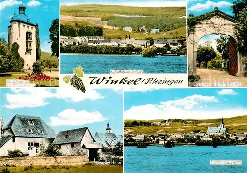 Winkel_Oestrich Winkel Wasserturm Schloss Vollrads Pforte Graues Haus Winkel_Oestrich Winkel