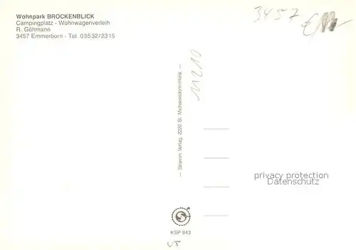 Emmerborn Wohnpark Brockenblick Campingplatz Emmerborn
