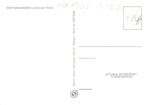 Hankensbuettel Luftkurort Lueneburger Heide Kirche Rathaus Grillplatz Hankensbuettel