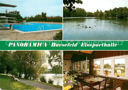 Harsefeld Panoramica Eissporthalle Restaurant Uferweg am See Freibad Harsefeld