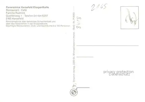 Harsefeld Panoramica Eissporthalle Restaurant Uferweg am See Freibad Harsefeld