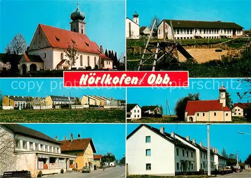 Hoerlkofen Kirche Kinderspielplatz Wohnsiedlung Hauptstrasse Hoerlkofen