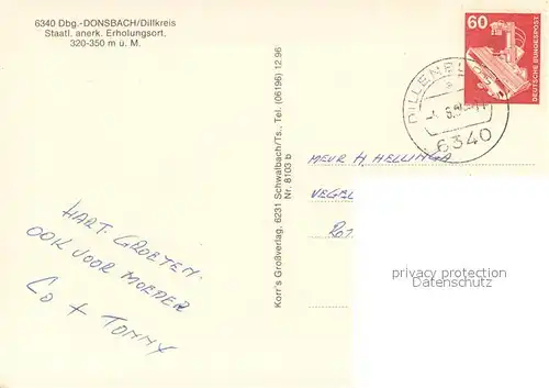 Donsbach Panorama Erholungsort Kirche Donsbach