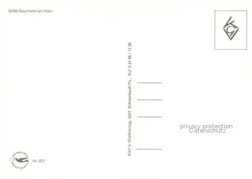 Raunheim Partie Innenstadt Kirche Mainschleuse Raunheim