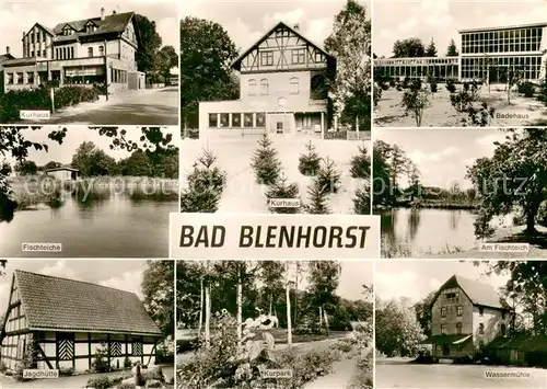 Bad_Blenhorst Kurhaus Fischteich Jagdhuette Kurpark Badehaus Wassermuehle Bad_Blenhorst