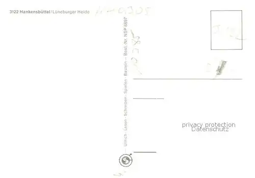 Hankensbuettel Partie Innenstadt Platz Isenhagener See Lueneburger Heide Hankensbuettel