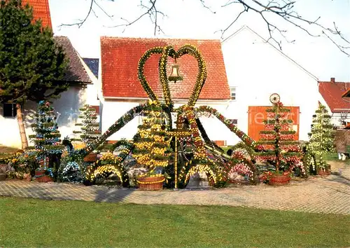 Bieberbach_Egloffstein Bieberbacher Osterbrunnen Guinnessbuch der Rekorde 2000 Bieberbach_Egloffstein