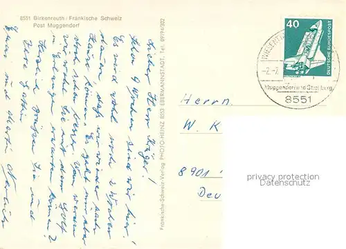 Birkenreuth Ortsansichten Ausritt Pferdekoppel Fraenkische Schweiz Birkenreuth