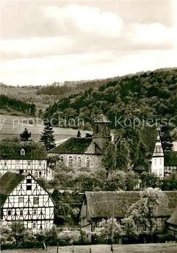 Wichte Ortsansicht mit Kirche Sommerfrische Wichte