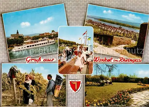 Winkel_Oestrich Winkel Schiffsanlegestelle Panorama Rhein Weinlese Paul Hoeltge Park Winkel_Oestrich Winkel