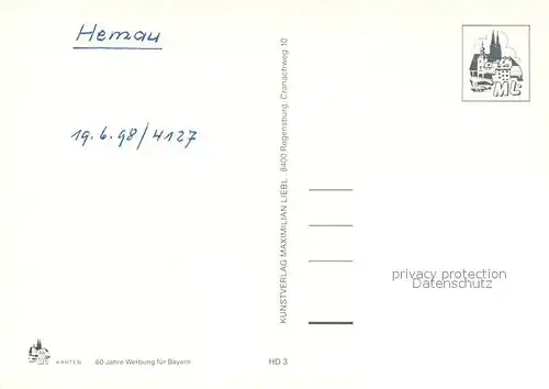 Hemau Ortszentrum Kirche Marienfigur Hemau