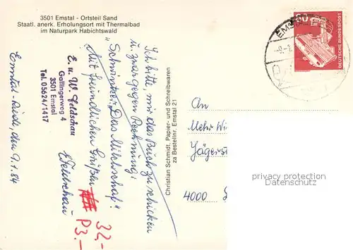 Sand_Emstal Thermalbad im Naturpark Habichtswald Restaurant Sand_Emstal