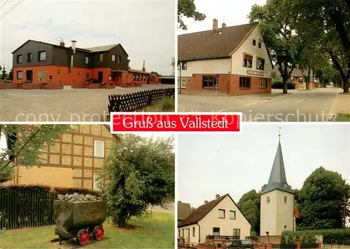 Vallstedt Ortsmotive Gaststaette Kirche Alte Lore Vallstedt