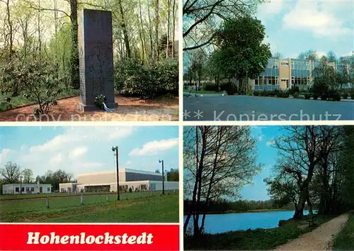 Hohenlockstedt Finnisches Ehrenmal Schule Industriegebaeude Hohenlockstedt