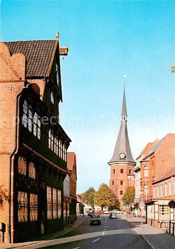 Wilster Altes Rathaus und Sonnin Kirche Wilster