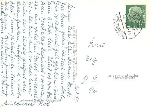 Zell_Odenwald Haeusels Muehle Winterlandschaft Erholungsheim Momartstrasse Steingrund Muemlingidyll Gedicht Gustav Huebner Zell Odenwald