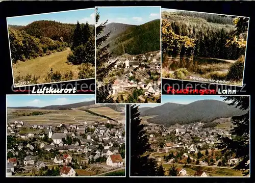 Feudingen Panorama Luftkurort Landschaft Ilsetal Weidelbacher Weiher Feudingen