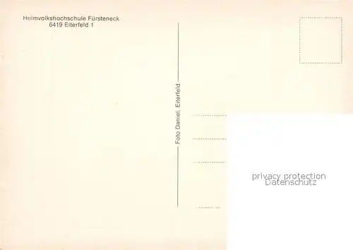 Eiterfeld Heimvolkshochschule Fuersteneck Eiterfeld