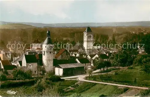 Cravant_Yonne La Tour du Guet et l Eglise Cravant Yonne