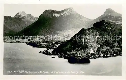 Duingt_Talloires Le Taillefer et Montagne de Bauge 