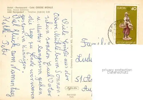 Rengsdorf Hotel Restaurant Obere Muehle Rengsdorf