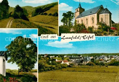 Laufeld Landschaft Kirche Kapelle Panorama Laufeld