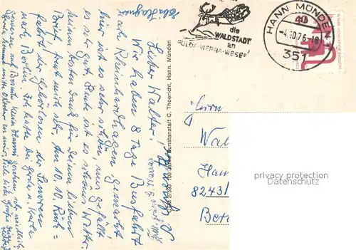 Vaake Weserpartien Fahrgastschiff Panorama Schule Campingplatz Vaake