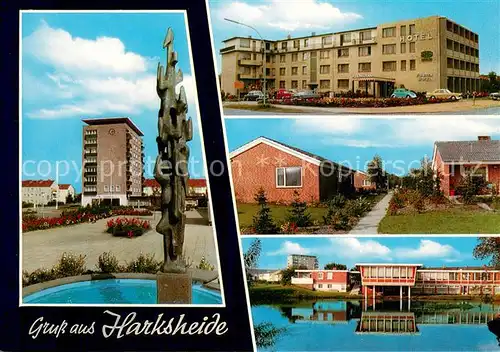 Harksheide Rathaus Brunnen Friesen Hotel Sportlerheim SOS Kinderdorf Harksheide