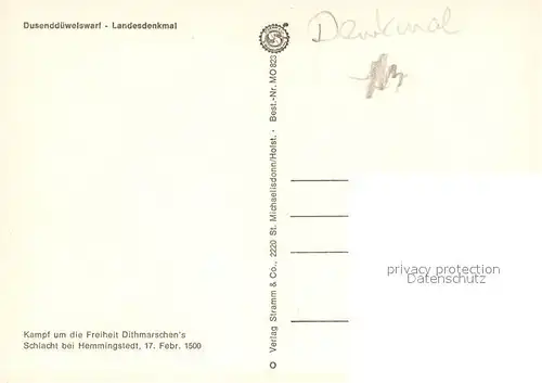 Dusendduewelswarf Landesdenkmal Dusendduewelswarf