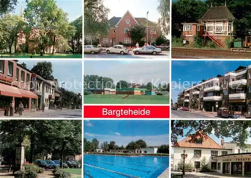Bargteheide Kirche Rathaus Bahnhof Stellwerk Strassenpartien Freibad Theater Bargteheide