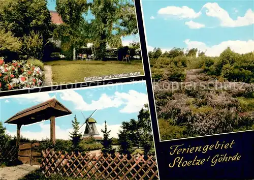 Stoetze Gasthaus Pension Witte Muehle Heidelandschaft Stoetze