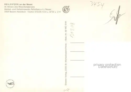 Reileifzen Weserpartie Panorama Reileifzen