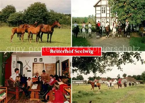 Seelwig Reiterhof Seelwig Pferdekoppel Reitergruppen Gastraum Seelwig