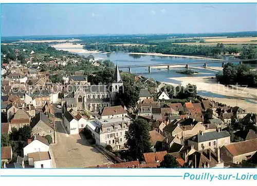 Pouilly sur Loire Vue generale aerienne Pouilly sur Loire