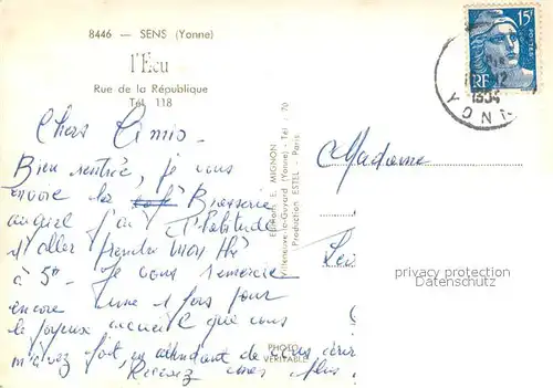 Sens_89 Cafe de LEcu Interieur 