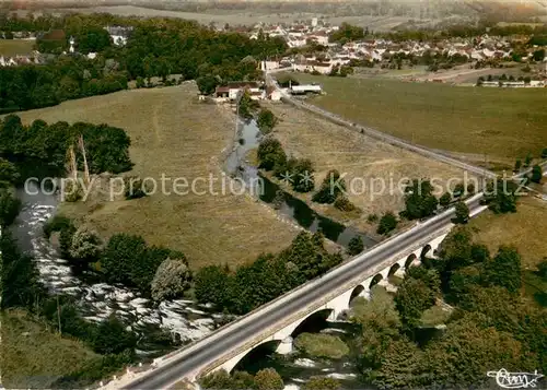 Arcy sur Cure_Yonne Vue generale aerienne Vallee de la Cure Route No 6 Arcy sur Cure Yonne