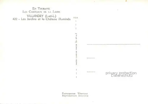 Villandry Les Jardins et la Chateau illumines Villandry