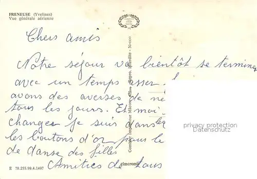 Freneuse_Yvelines Vue generale aerienne Freneuse Yvelines